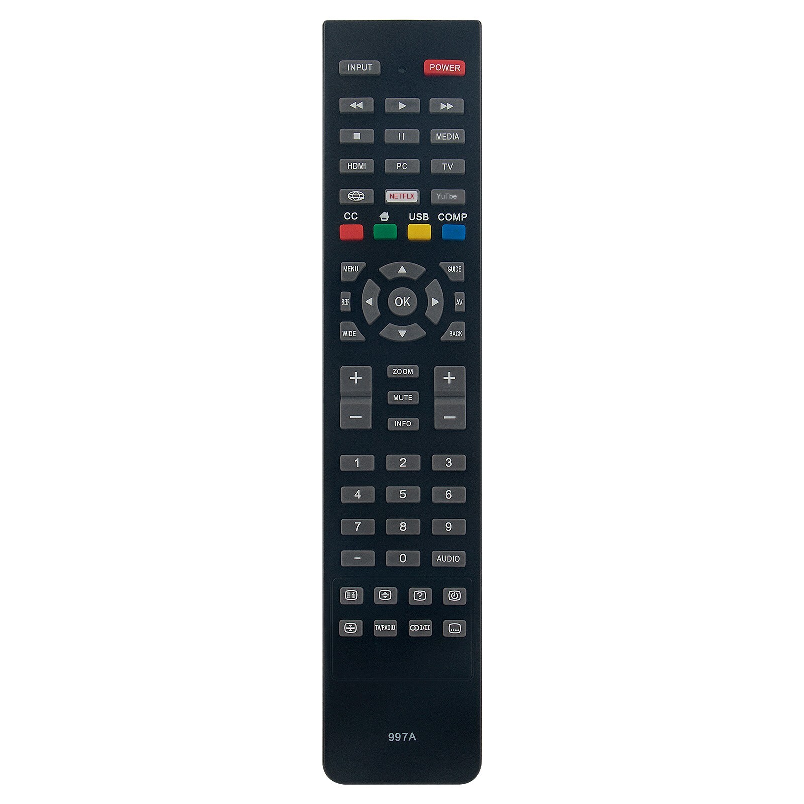 Control Jvc-997a Fit For Most Of Jvc Lcd Led Smart Tv