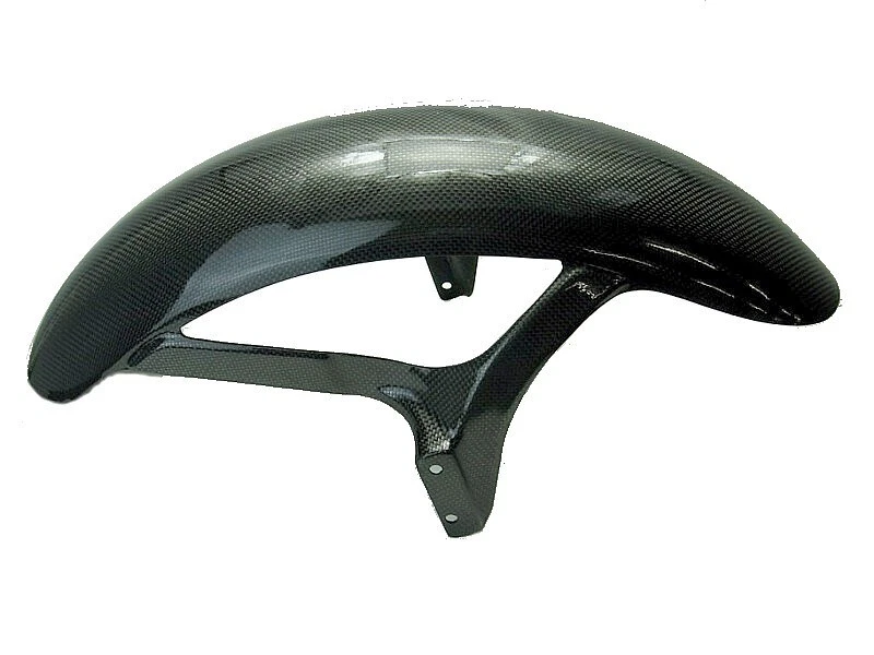 Guardabarros delantero liso fibra carbono Ducati Monster 400 600 620 750 800 900 Foto 2 de 4