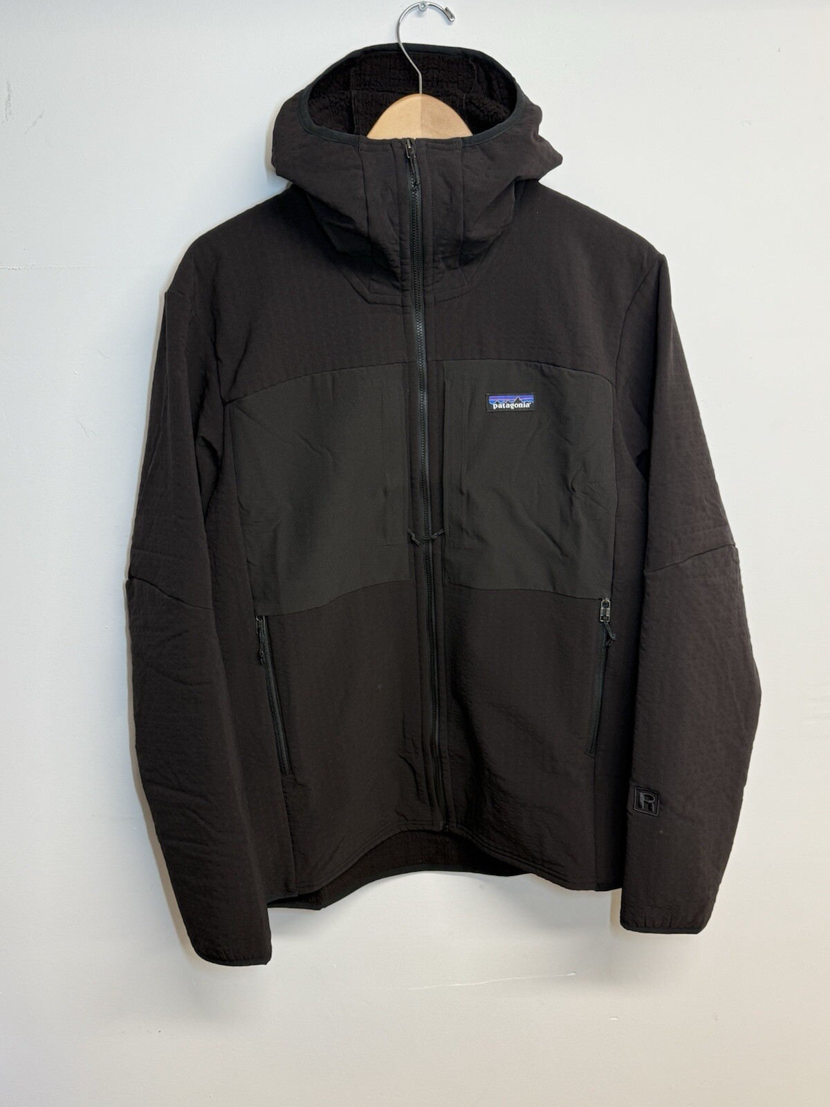 Men’s Patagonia R2 TechFace Hoody Black XL -NWT