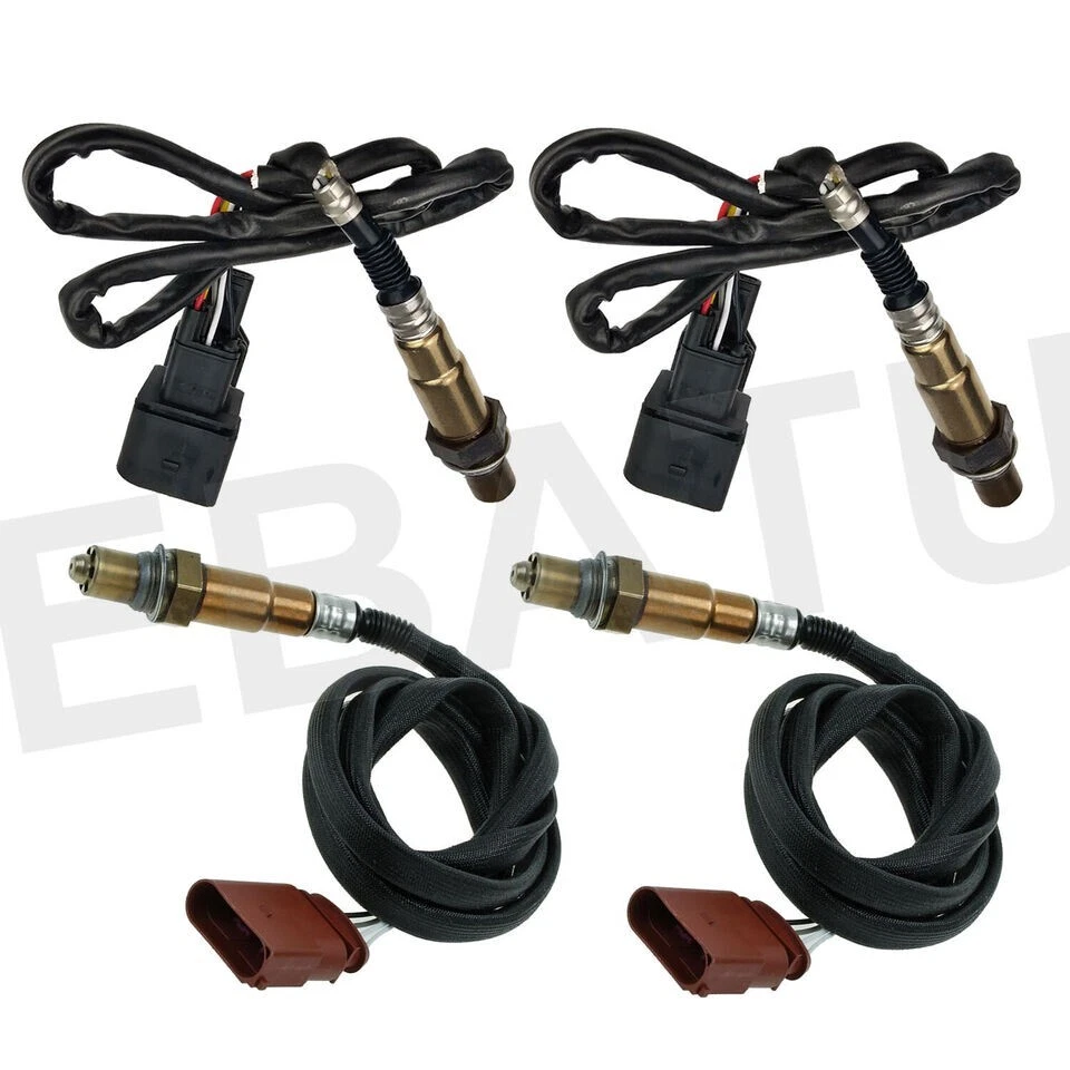 Датчик кислорода O2 вверх и вниз по течению для Audi A4 A6 A4 A6 Quattro 3,0 л 4 шт. - Изображение 2 из 4