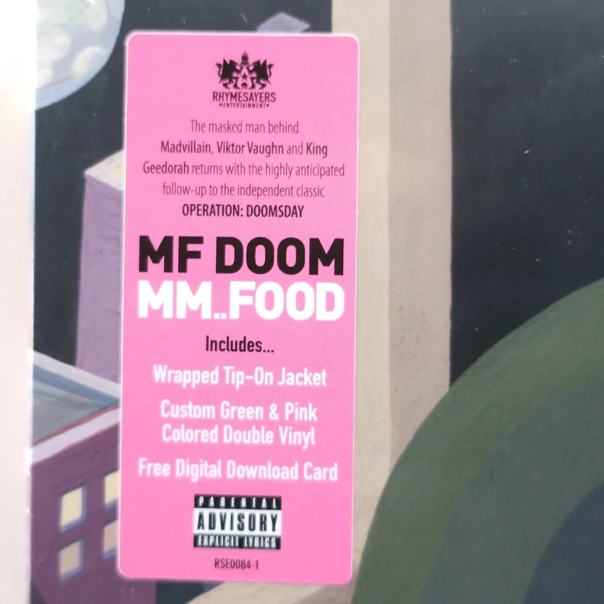 MF DOOM 'MM…Food' Ltd. Edition PINK/GREEN Vinyl 2LP NEW/SEALED | EBay