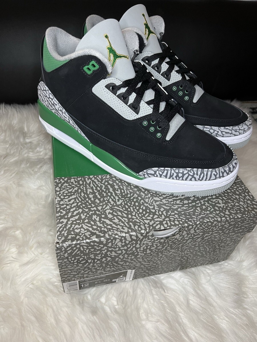 Size 12 - Jordan 3 Retro Mid Pine Green | eBay