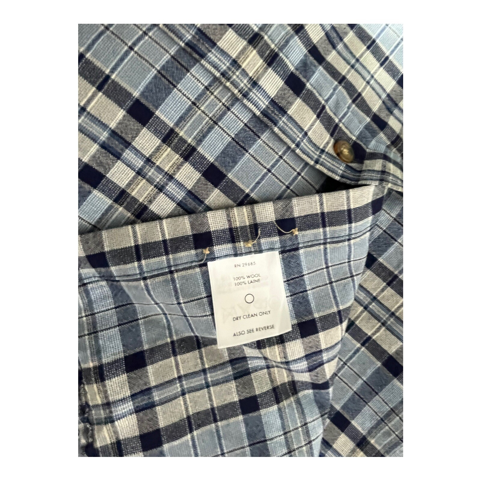 Sir Pendleton Pure Wool Flannel Button Shirt Work… - image 4