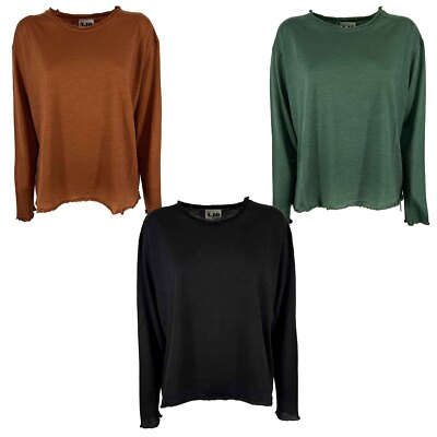 4.10 By Bottegachilometrizero Women's Sweater Wool Light DD22638 MADE IN ITA