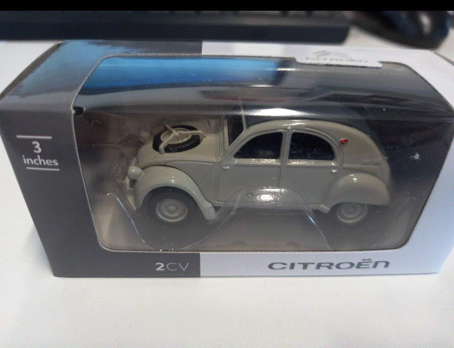 Norev 1966 Citroen 2CV 4x4 Sahara in Grey Gris Rose Die Cast Model
