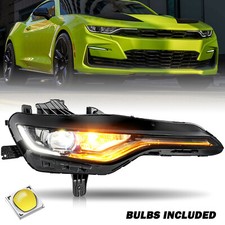For 2019-2024 Chevy Camaro Rs Ss Headlight W Led Drl Projector Right Headlamp For 2019-2024 Chevy Camaro Rs Ss Headlight W Led Drl Projector Right Headlamp