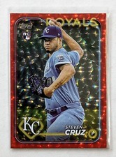 2024 Topps Steven Cruz Red Foilboard /199 RC #360 Kansas City Royals