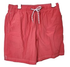 Roundtree  Yorke Mens Size L Swimwear Swim Shorts Trunks dark melon NWT 02