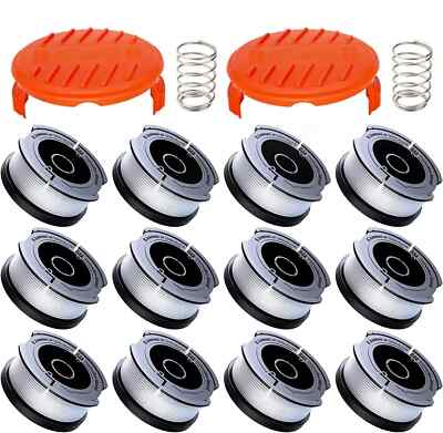 6/12 Pack For BLACK+DECKER AF-100-3ZP 30ft .065'' String Trimmer Line Spool NEW