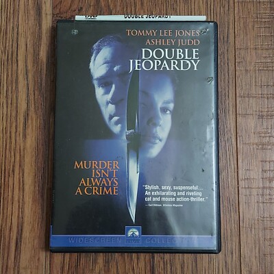 Double Jeopardy (DVD, 1999 Paramount Pictures) Tommy Lee Jones Ashley Judd 