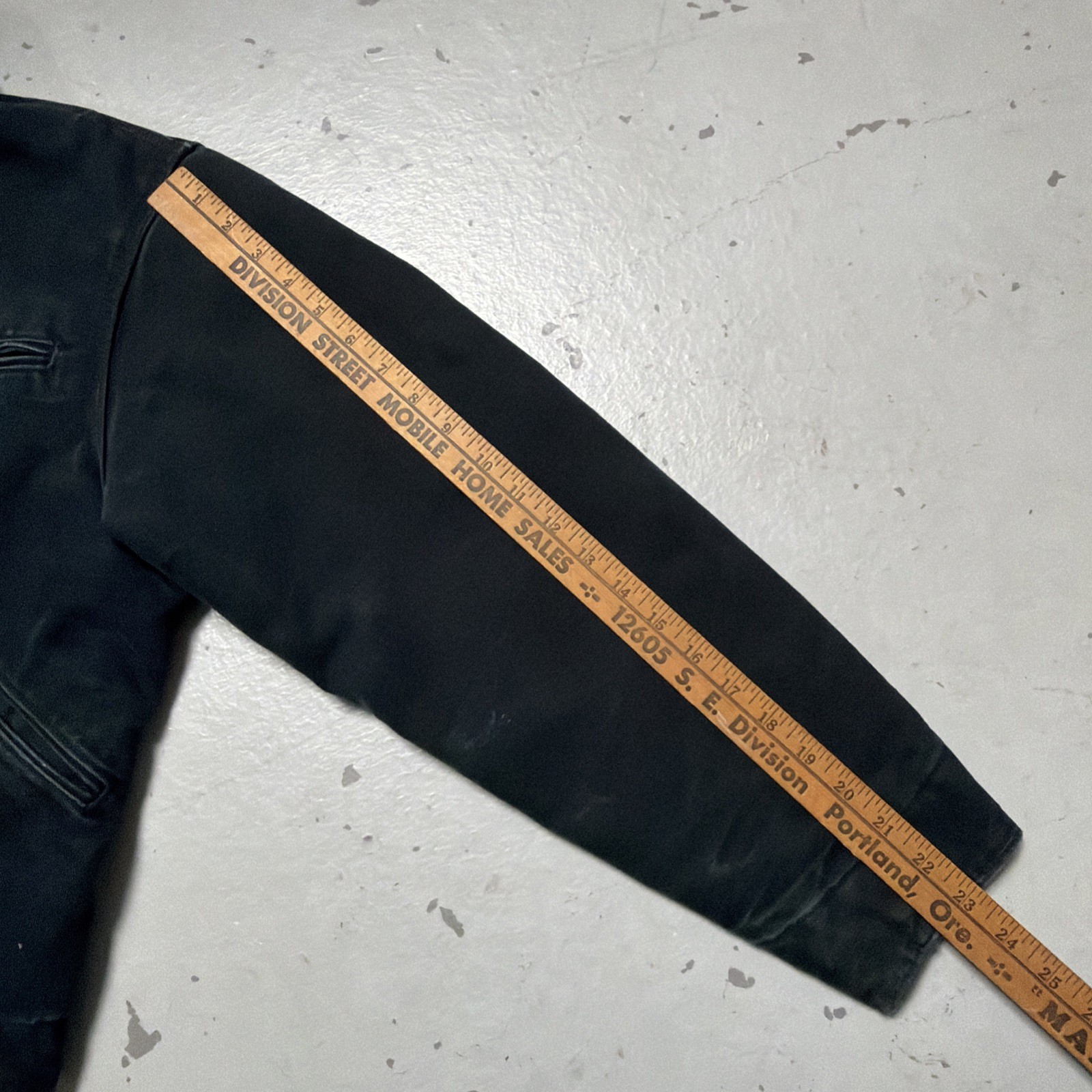 Carhartt J001 BLK Detroit Lined Canvas Work Jacket Made In USA Black S image 5