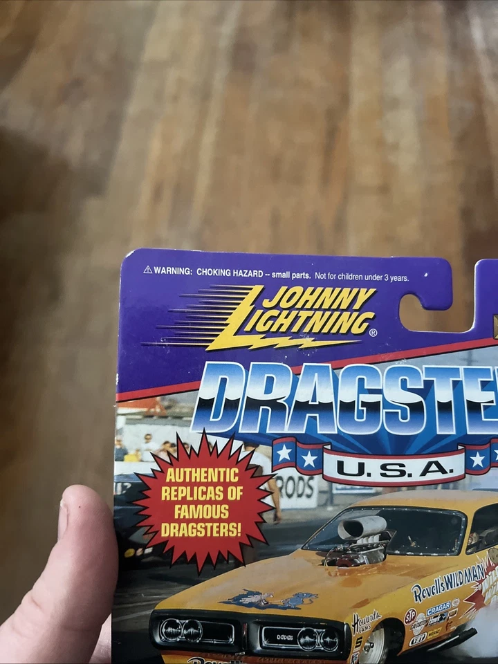 1996 Johnny Lightning Dragsters USA 1:64 Playing Mantis White Lightning NIP - Image 2 of 4