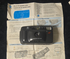 Minolta Freedom AF 35 35mm Point  Shoot Flash Date Black