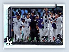 2025 Topps #302 Los Angeles Dodgers Holo Foil - Ohtani MVP & WS Winning Year