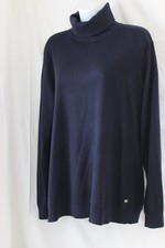 Lauren Ralph Lauren 2X Navy Blue Fine Gauge Sweater Knit Turtleneck Sweater