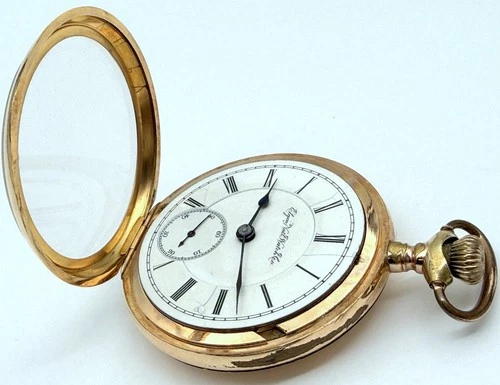 1895 Elgin B W Raymond Grade 116 18S Model 5 Gold Filled 124Gr Pocket Watch RUNS