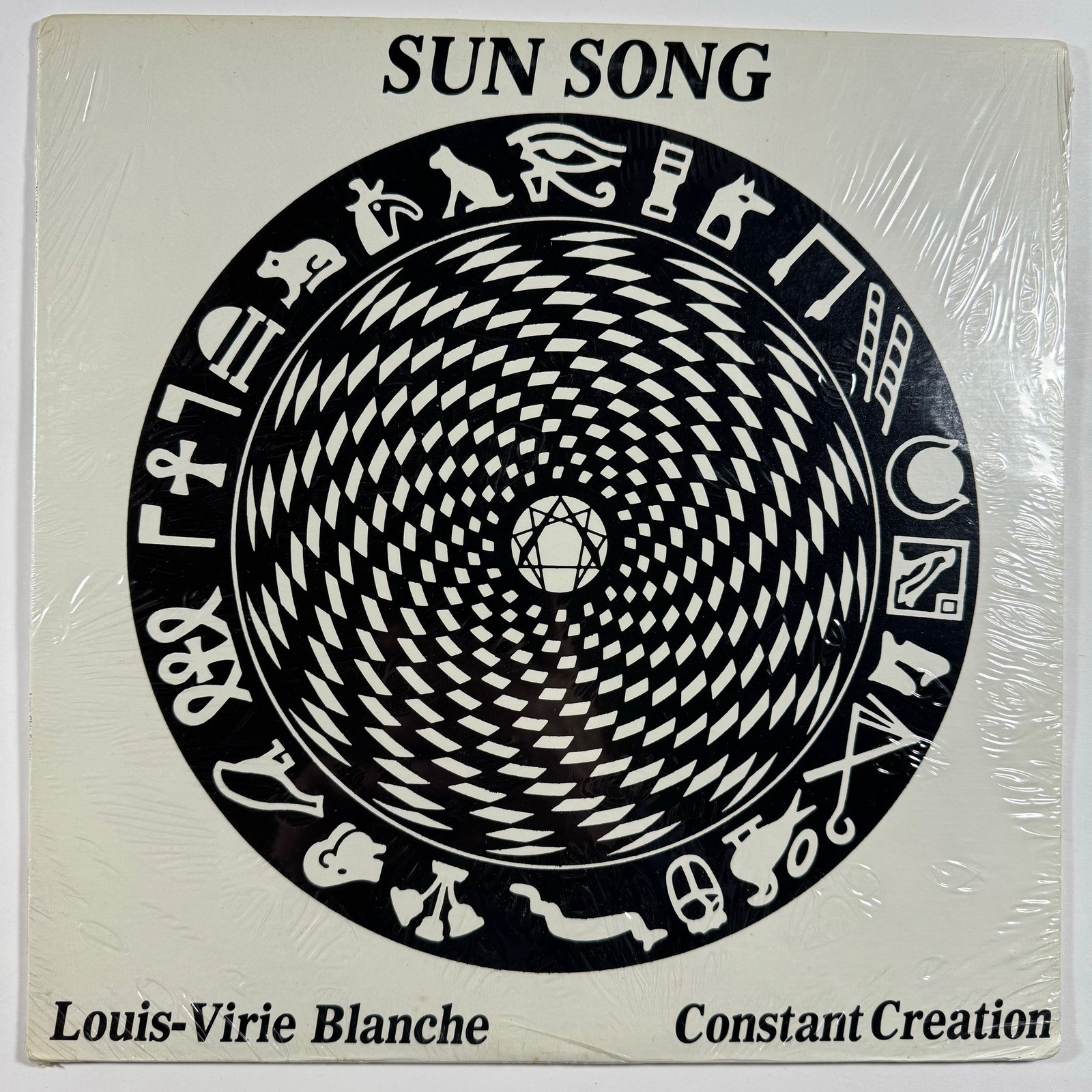 LOUIS VIRIE BLANCHE Sun Song LP MINT SEALED RARE 1982 PRIVATE PRESSING JAZZ FUNK