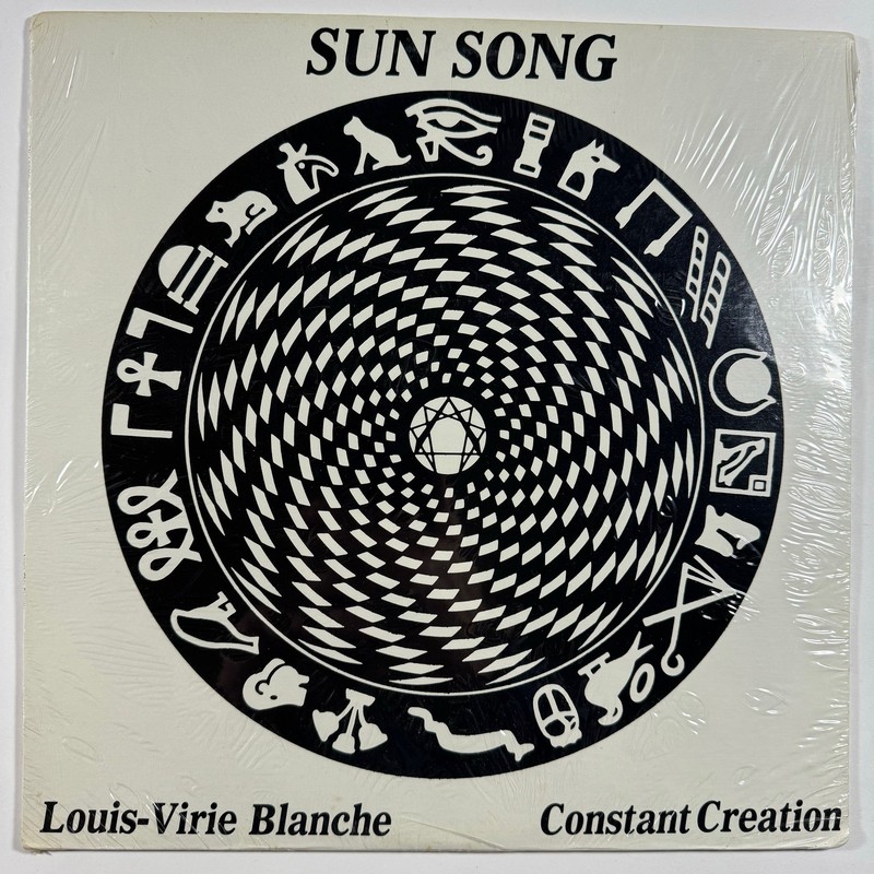 LOUIS VIRIE BLANCHE Sun Song LP MINT SEALED RARE 1982 PRIVATE PRESSING JAZZ FUNK