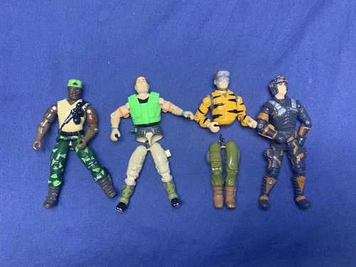 BROKEN / FOR PARTS ONLY Vintage G.I. Joe LOT of 4  1980's 90's G.I. Joe Figures