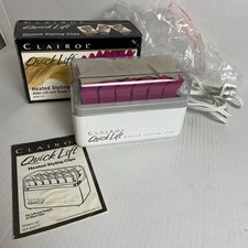 Vintage Clairol Quick Lift Heated Styling Clips 1993 Model L-12 Booklet Box