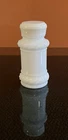 Vintage Anchor Hocking Colonial Rope Milk Glass Spice Shaker Jar With Lid