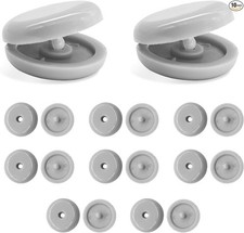 10 Sets Seat Belt Button Stop Snap-on Plastic Seatbelt Stopper Cl Color Gray 10 Sets Seat Belt Button Stop Snap-on Plastic Seatbelt Stopper Cl Color Gray