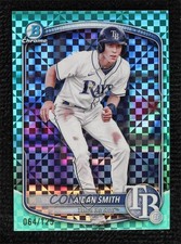 2025 Bowman Chrome Prospects Aqua X-Fractor 64/125 Aidan Smith #BCP-81 0lj0