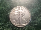 1946 Walking Liberty Half Dollar (purple/black)