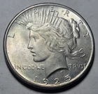 1925-P PEACE Liberty $1 Dollar Silver Coin ~ Original Hi Grade Uncirculated BUnc