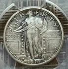 1917-D type 1 Standing Liberty quarter, PCGS XF detail