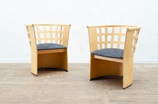 2 X EFG ASKO RUUTU CHAIRS BY EERO AARNIO BENT PLYWOOD VINTAGE 90S DELIVERY OPT