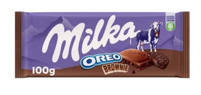 Milka OREO BROWNIE Chocolate Bar, 100g