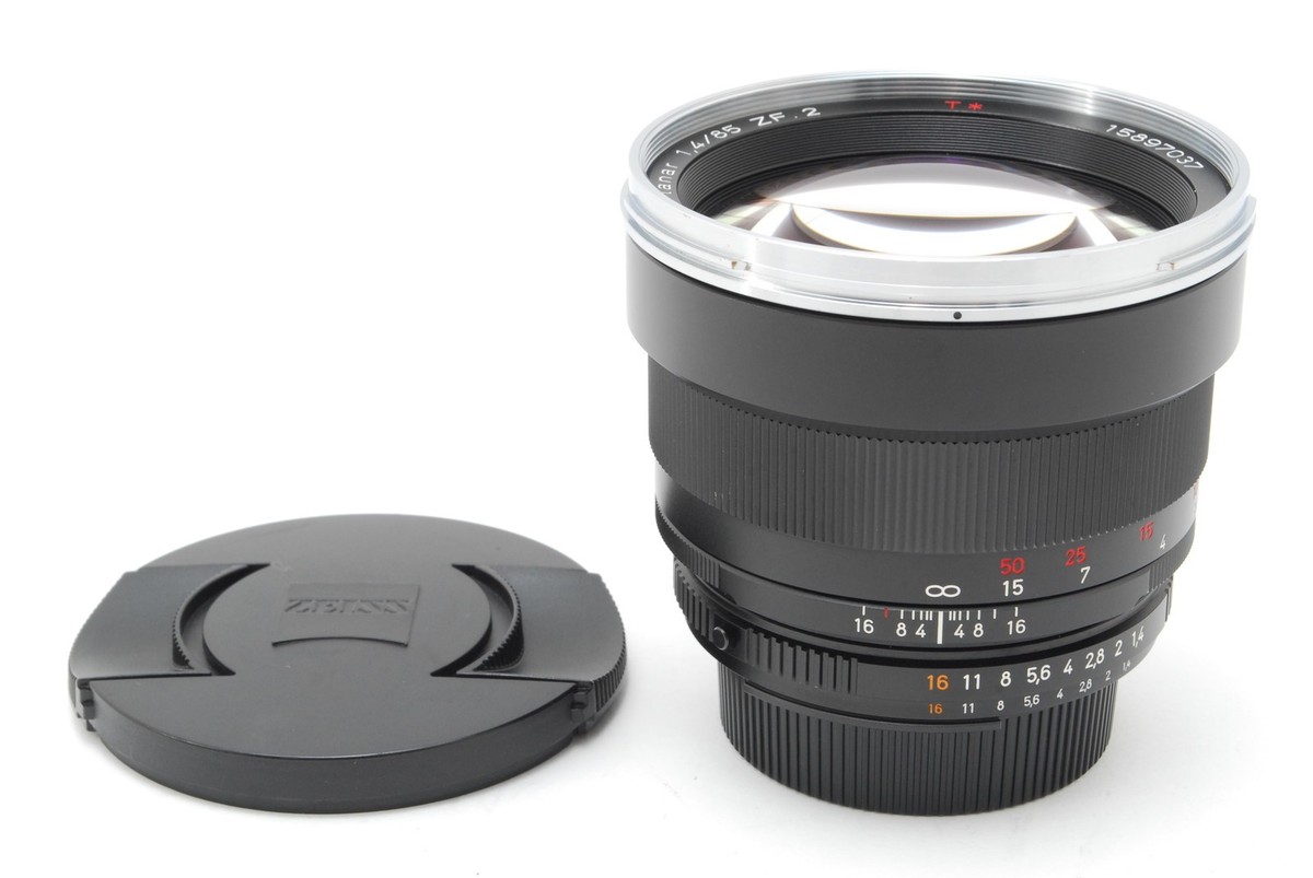AB Exc+] Carl Zeiss Planar 85mm f/1.4 T* ZF.2 Lens Nikon w/Caps