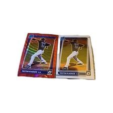 Triston McKenzie 2021 Donruss Optic Rated Rookie #50 Base & Red Wave Prizm 