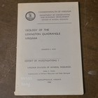 Geology of Lexington Quadrangle Virginia Kenneth F. Bick Report 1960 — photo 1