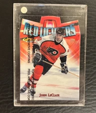 1998 Topps Finest JOHN LECLAIR Red Lighters Refractor Philadelphia Flyers #R16