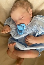 REBORN BOY SLEEPING REALISTIC NEWBORN BABY DOLL WITH DUMMY