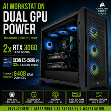AI Training PC | 2x RTX 3060 12GB | 64GB RAM ...