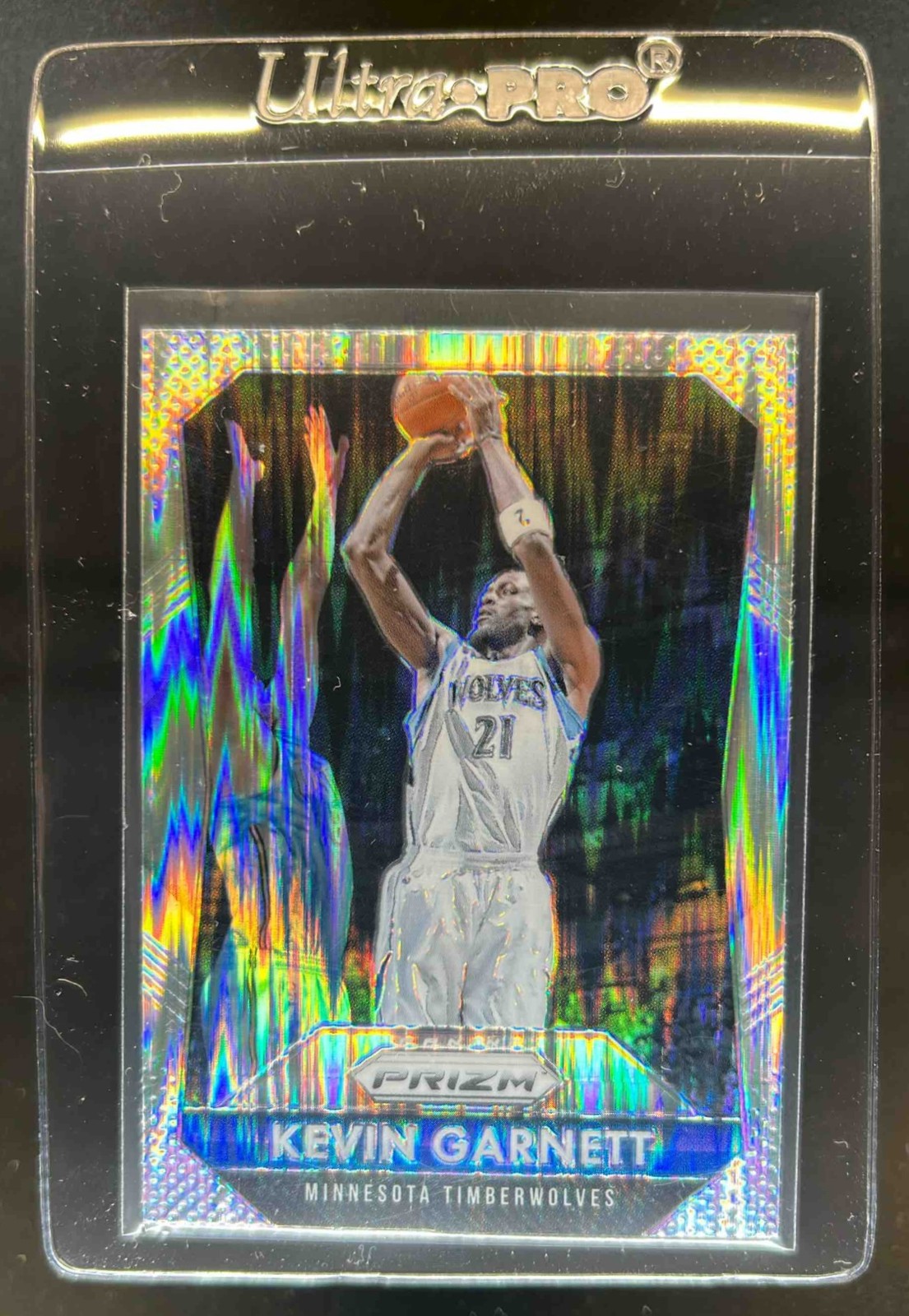 2015-16 Prizm Kevin Garnett Flash Prizms #6 Timberwolves