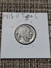 1913-P Type 1 Buffalo Nickel – Partial Date