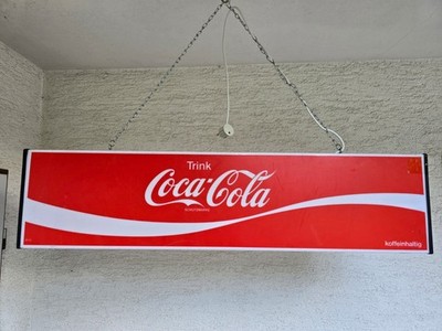 Rarität : Alte Trink Coca Cola Reklame  Leuchte aus den 80 er Jahre Selten
