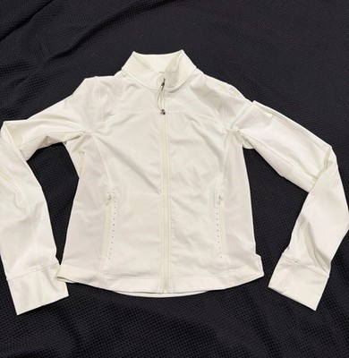 Lululemon Define Jacket Womens White Full Zip Long Sleeve Athleisure Small