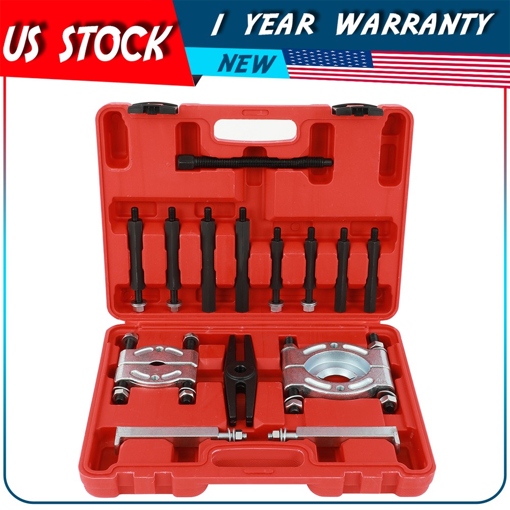 Wheel Hub Axle Puller Set 5 Ton Capacity with 2" and 3" Jaws Bearing Splitter