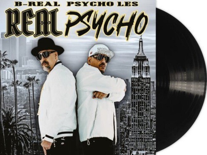 B-Real & Psycho Les Real Psycho LP Album vinyl record 2 LP Deluxe in Gatefold - Image 6