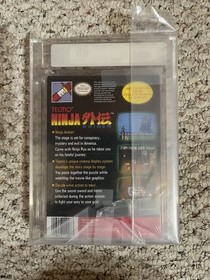 NES Ninja Gaiden VGA 85 NM+ White Seal Tecmo 1989 CIB Graded