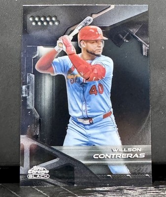 2026 Topps Chrome Black - Willson Contreras - St. Louis Cardinals #53  