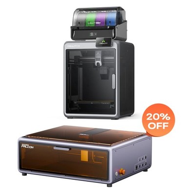  On Sale！Creality K2 Combo 3D Printer 600mm/s +Falcon A1 Pro 20W Laser Engraver