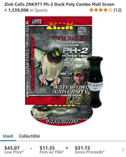 Duck Calls Fred Zink DVD Power Duck Pak PH 2 Power Hen Waterfowl University