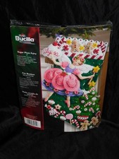 Bucilla Sugar Plum Fairy Christmas Stocking Felt Applique Kit NEW Ballet Dancer