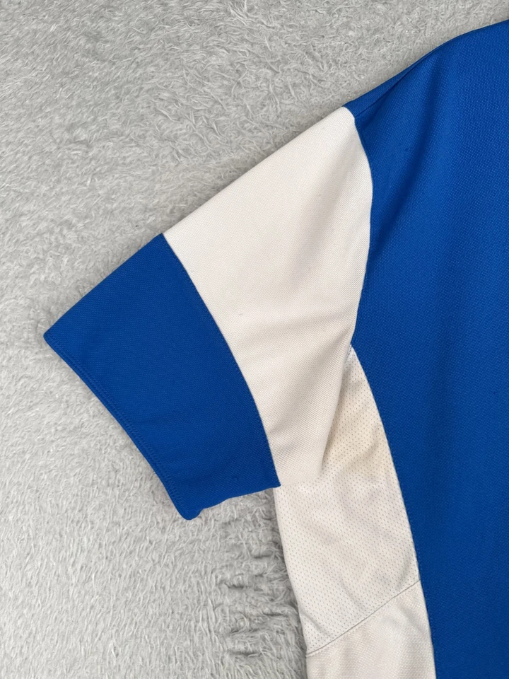 Schwinn Cycling Jersey Adult 2XL XXL White Blue Full Zip Short Sleeve Pockets - Image 3 of 4